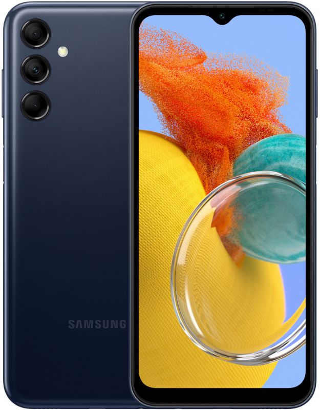 Смартфон Samsung Galaxy M14 SM-M146 4/64GB Dual Sim Dark Blue (SM-M146BDBUSEK)