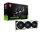 Відеокарта GF RTX 4070 Ti 12GB GDDR6X Ventus 3X OC MSI (GeForce RTX 4070 Ti VENTUS 3X 12G OC)