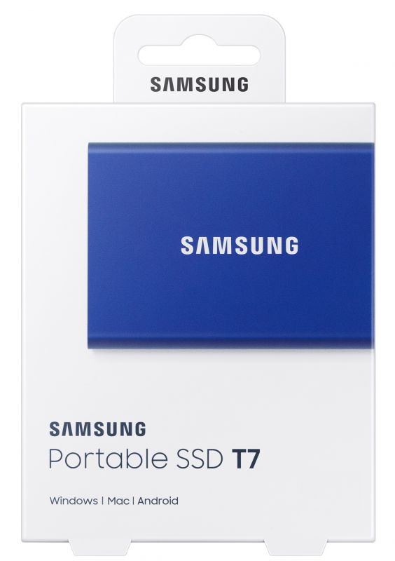 Накопичувач зовнішній SSD 1TB Samsung T7 Indigo Blue (MU-PC1T0H/WW)