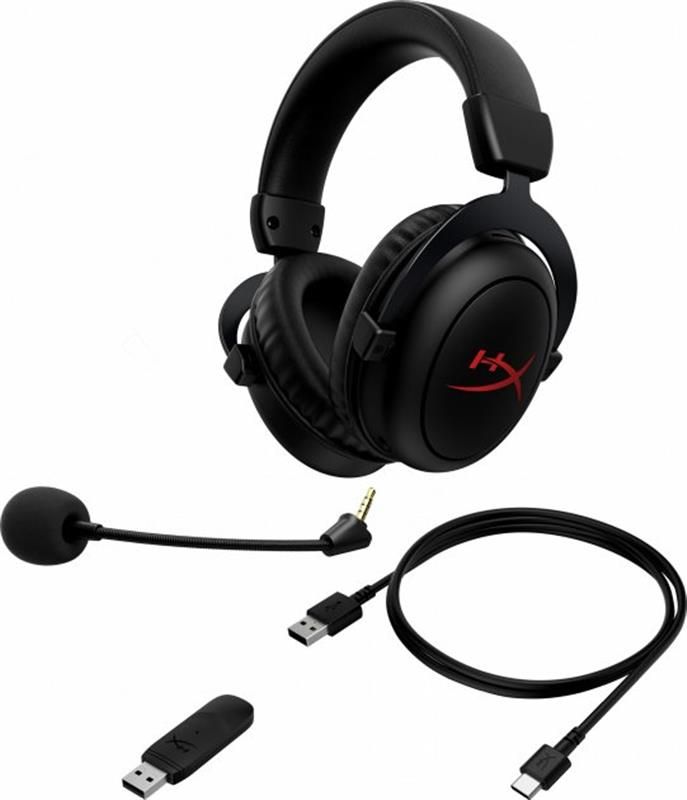 Гарнiтура HyperX Cloud Core Wireless Black (4P5D5AA)