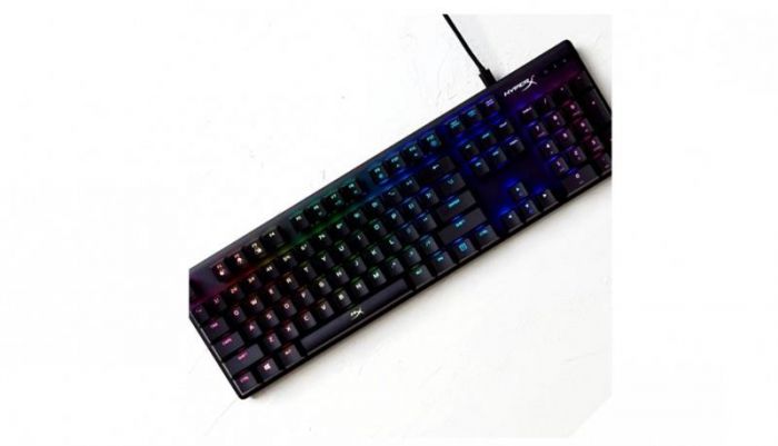 Клавіатура HyperX Alloy Origins Red RGB PBT ENG/RU Black (639N3AA) USB