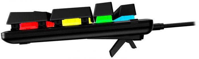 Клавіатура HyperX Alloy Origins Aqua RGB PBT ENG/RU Black (639N5AA) USB