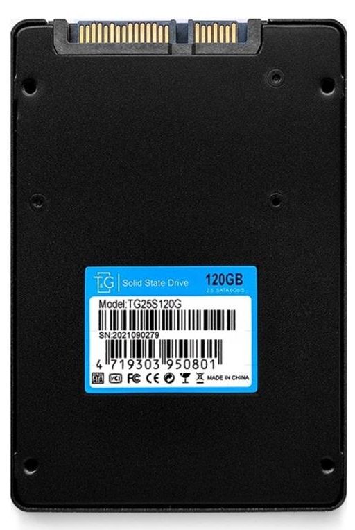 Накопичувач SSD  120GB T&G 2.5" SATAIII 3D TLC (TG25S120G)