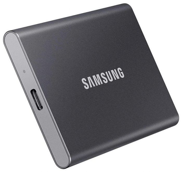 Накопичувач зовнішній SSD 2TB Samsung T7 Titan Gray (MU-PC2T0T/WW)