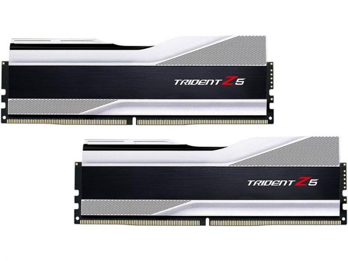 Модуль пам`ятi DDR5 2x32GB/6000 G.Skill Trident Z5 RGB Silver (F5-6000J3238G32GX2-TZ5RS)