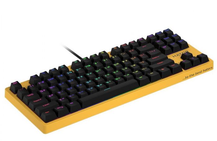 Клавіатура Hator Rockfall EVO TKL Kailh Optical Yellow (HTK-632)