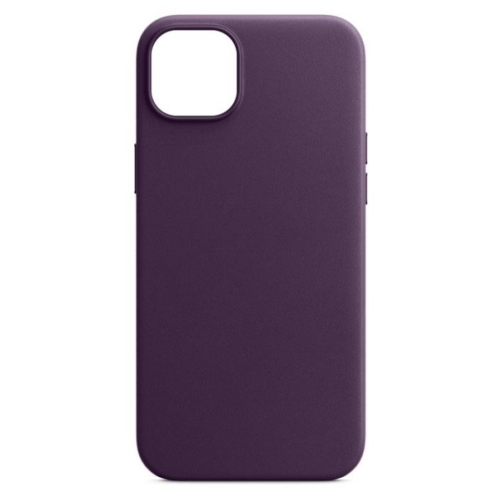 Чохол-накладка Armorstandart Fake Leather для Apple iPhone 14 Plus Dark Cherry (ARM64395)