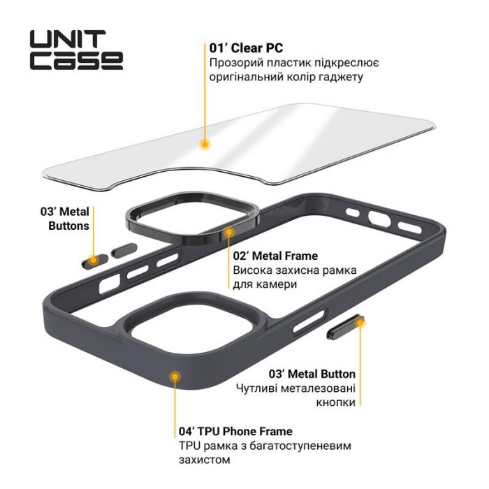 Чохол-накладка Armorstandart Unit для Apple iPhone 11 Black (ARM62502)