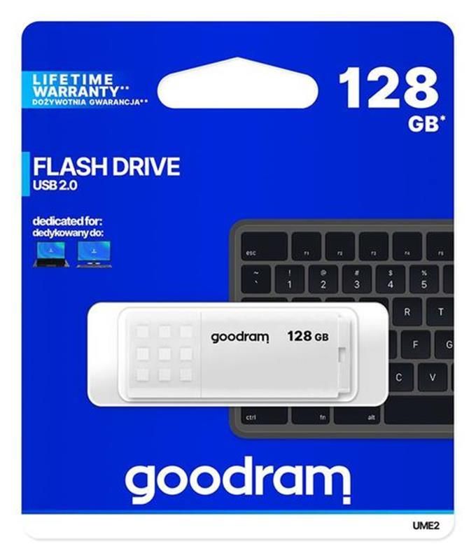 Флеш-накопичувач USB3.2 128GB GOODRAM UME2 White (UME2-1280W0R11)