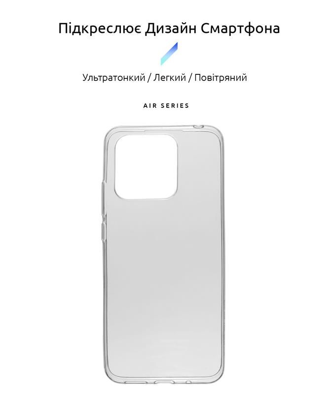 Чохол-накладка Armorstandart Air для Xiaomi Redmi 10C Transparent (ARM61300)