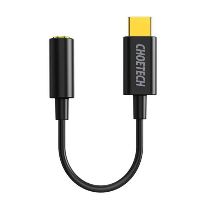 Адаптер Choetech USB Type-C - 3.5 мм (M/F), Black (AUX003-BK)