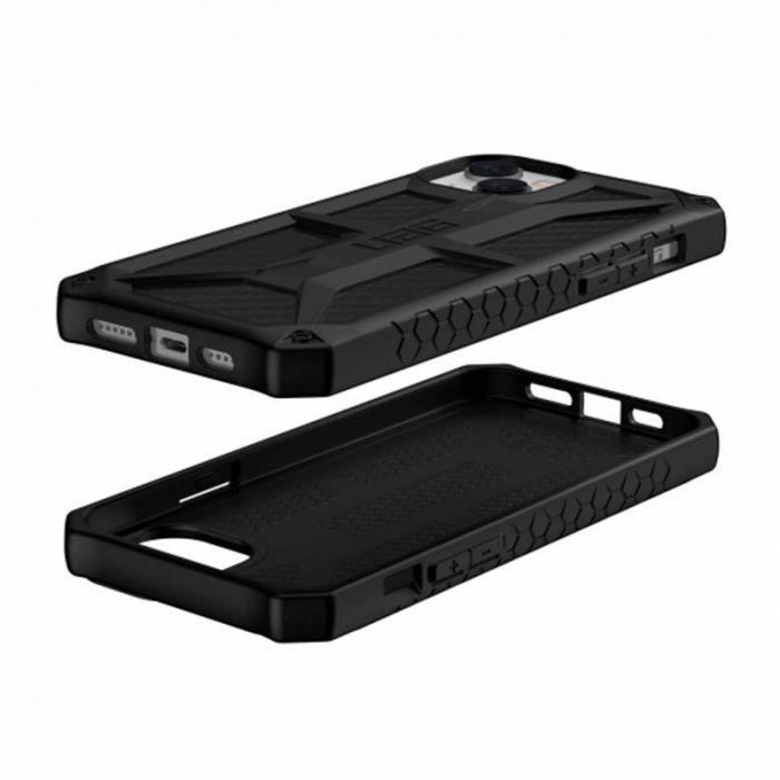 Чохол-накладка Urban Armor Gear Monarch для Apple iPhone 14 Plus/15 Plus Carbon Fiber (114033114242)