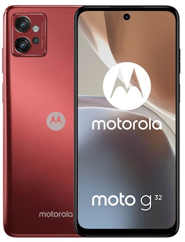 Смартфон Motorola Moto G32 6/128GB Dual Sim Satin Maroon (PAUU0040RS)