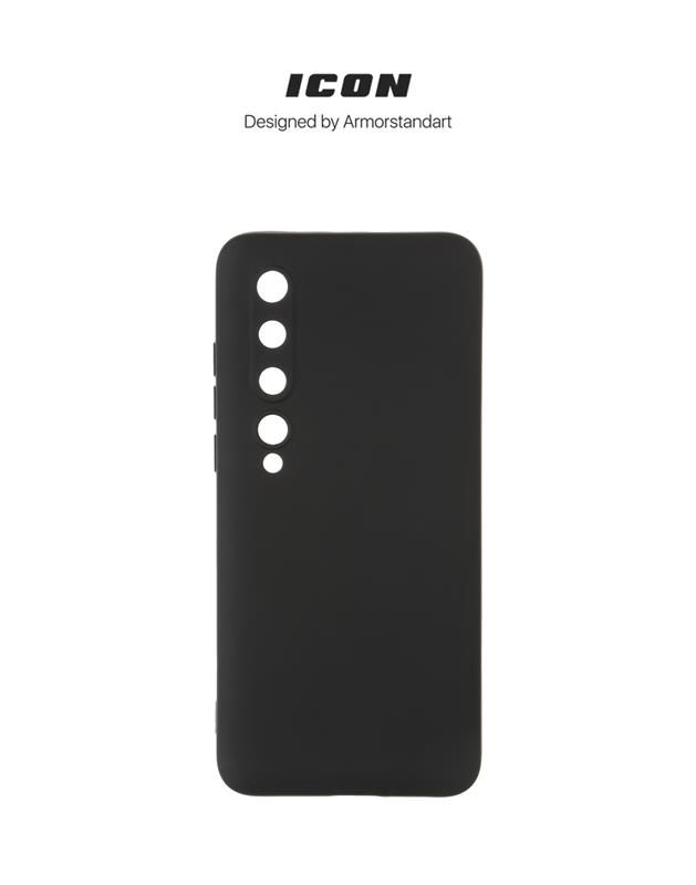 Чохол-накладка Armorstandart Icon для Xiaomi Mi 10/Mi 10 Pro Camera cover Black (ARM67486)