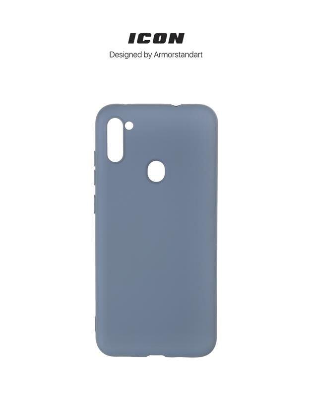 Чохол-накладка Armorstandart Icon для Samsung Galaxy A11 SM-A115/M11 SM-M115 Camera cover Blue (ARM67490)