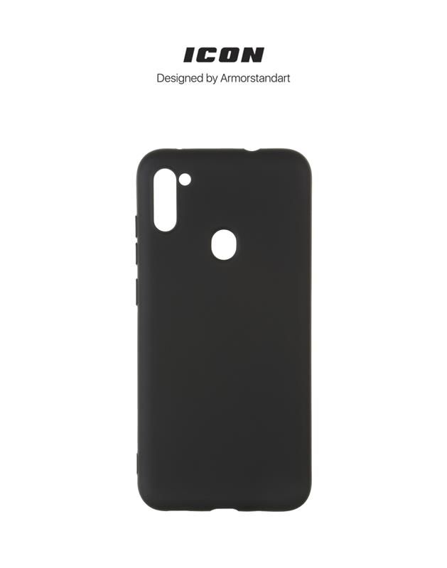 Чохол-накладка Armorstandart Icon для Samsung Galaxy A11 SM-A115/M11 SM-M115 Camera cover Black (ARM67489)