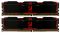 Модуль пам`ятi DDR4 2x4GB/2666 GOODRAM Iridium X Black (IR-X2666D464L16S/8GDC)