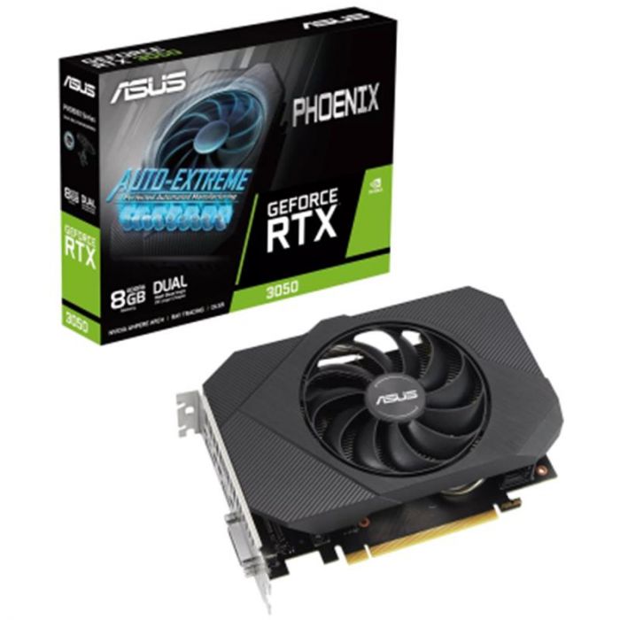 Відеокарта GF RTX 3050 8GB GDDR6 Phoenix V2 Asus (PH-RTX3050-8G-V2)