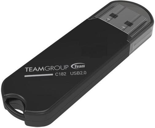 Флеш-накопичувач USB 16GB Team C182 Black (TC18216GB01)