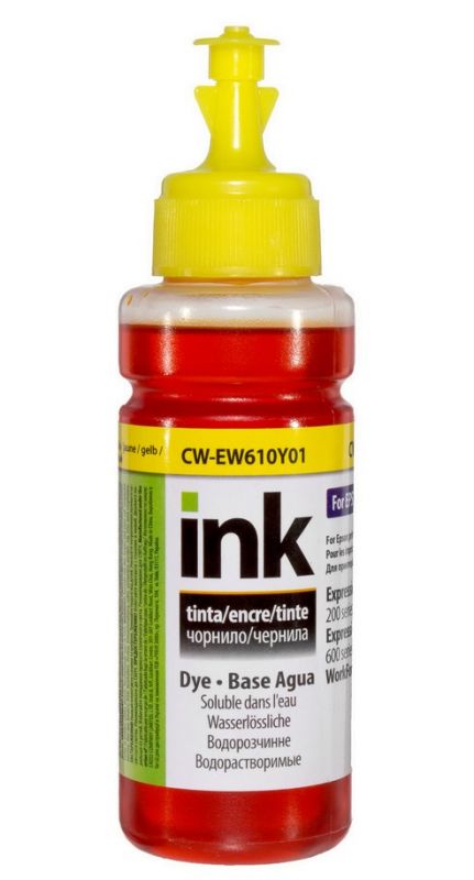 Чорнило ColorWay Epson XP103/600 (Yellow) (ColorWay-EW610Y01) 100мл