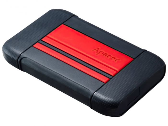 Зовнішній жорсткий диск 2.5" USB 1TB Apacer AC633 Black/Red (AP1TBAC633R-1)