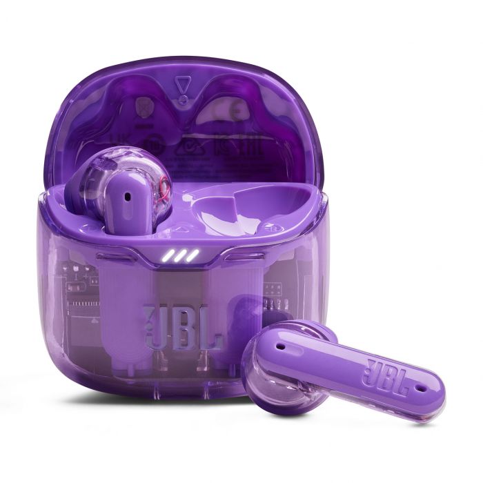 Bluetooth-гарнітура JBL Tune Flex Ghost Edition Purple (JBLTFLEXGPUR) Bluetooth-гарнітура JBL Tune Flex Ghost Edition Purple (JBLTFLEXGPUR)