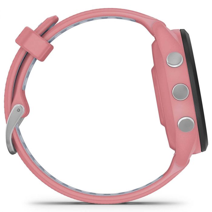 Смарт-годинник Garmin Forerunner 265S Black Bezel with Light Pink Case and Light Pink/Whitestone Silicone Band (010-02810-55)