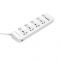 Фільтр живлення ProLogix Premium (PR-SC4408W) 4 розетки, 4 USB, 2 м, з вимикачами, білий
