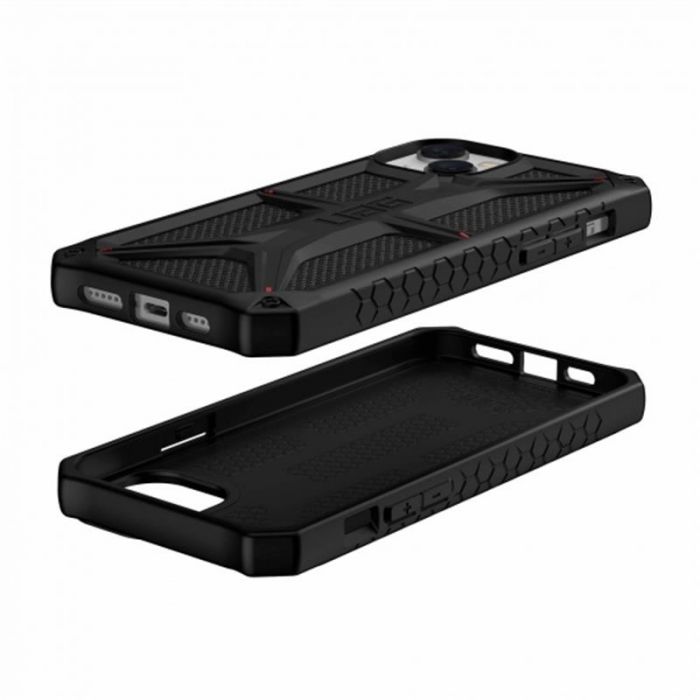 Чохол-накладка Urban Armor Gear Monarch для Apple iPhone 14 Plus/15 Plus Kevlar Black (114033113940)