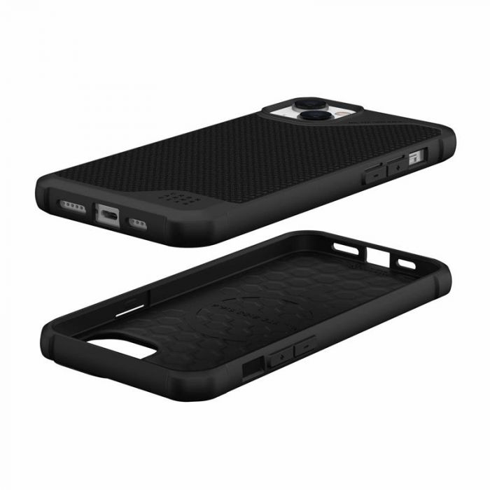 Чохол-накладка Urban Armor Gear Metropolis LT Magsafe для Apple iPhone 14 Plus/15 Plus Kevlar Black (114049113940)