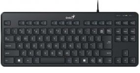 Клавiатура Genius LuxeMate 110 USB Black Ukr (31300012407)
