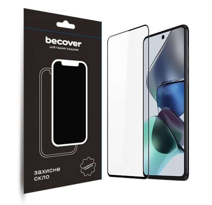 Захисне скло BeCover для Motorola Moto G13/G23/G53 Black (708844)