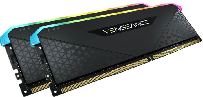 Модуль пам`ятi DDR4 2x32GB/3200 Corsair Vengeance RGB RS Black (CMG64GX4M2E3200C16)