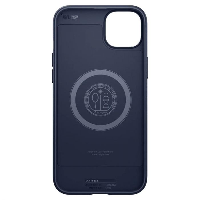 Чохол-накладка Spigen Mag Armor MagFit для Apple iPhone 14 Navy Blue (ACS05066)