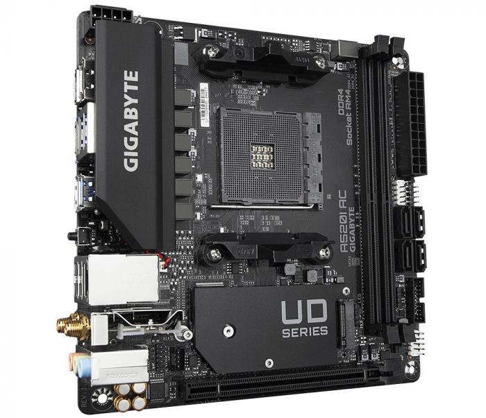 Материнська плата Gigabyte A520I AC Socket AM4