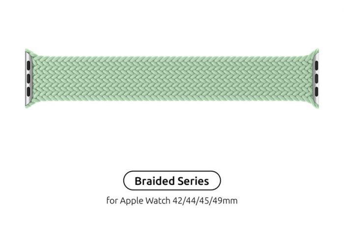 Ремінець Armorstandart Braided Solo Loop для Apple Watch 42mm/44mm/45mm/49mm Mint Size 8 (160 mm) (ARM64914)