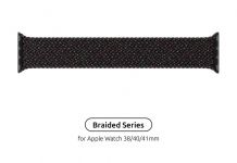 Ремінець Armorstandart Braided Solo Loop для Apple Watch 38mm/40mm/41mm Black Unity Size 2 (120 mm) (ARM64894)