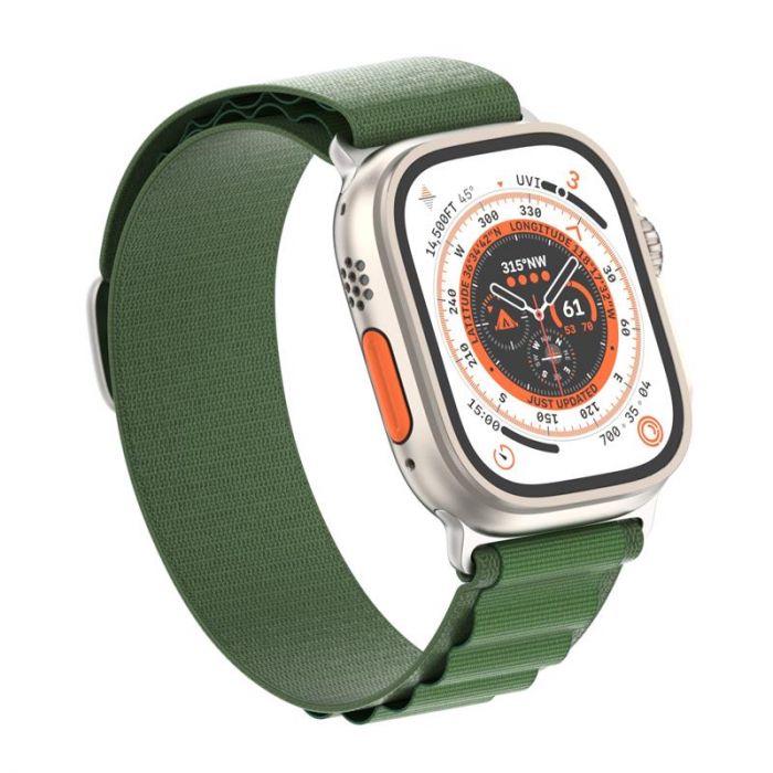 Ремінець Armorstandart Alpina Band для Apple Watch Ultra 49mm Green (ARM65020)