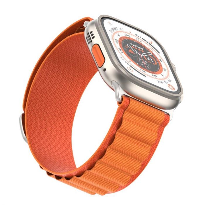 Ремінець Armorstandart Alpina Band для Apple Watch Ultra 49mm Orange (ARM65021)