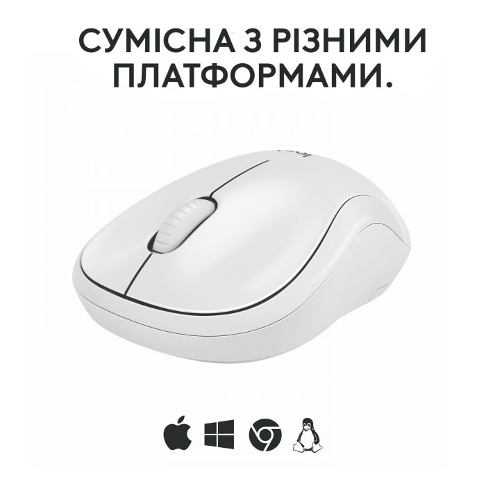 Миша бездротова Logitech M240 Silent Off White (910-007120)