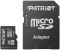 Карта пам`яті  MicroSDHC  32GB UHS-I Class 10 Patriot LX + SD-adapter (PSF32GMCSDHC10)
