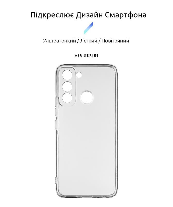 Чохол-накладка Armorstandart Air для Tecno Pop 5 LTE (BD4) Camera cover Transparent (ARM63699)