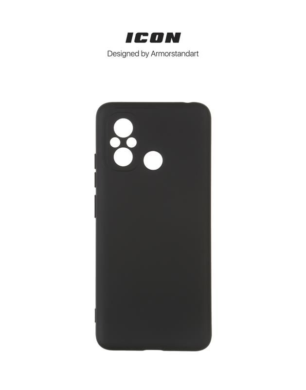 Чохол-накладка Armorstandart Icon для Xiaomi Redmi 12С/11A Camera cover Black (ARM65965)