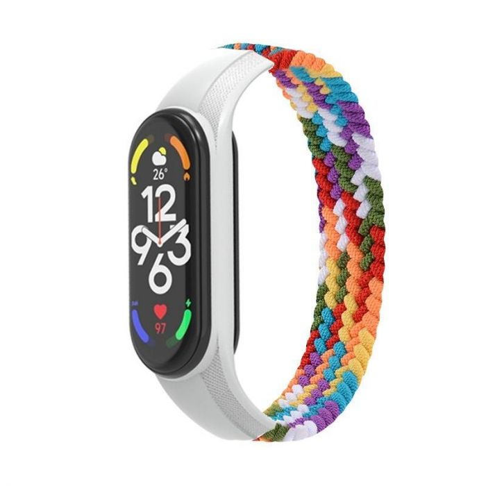 Ремінець Armorstandart Braided Solo Loop для Xiaomi Mi Band 7/6/5/4 Pride Edition size M (ARM64940)