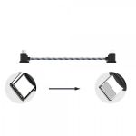 Кабель Goojodoq Type-C-Lightning Nylon для пульта RC-N1 DJI Mavic 3 / Air 2/2S / Mini 2/3 Pro 0.3m Black (32866812366N130TL)