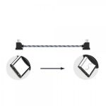 Кабель Goojodoq Type-C-MicroUSB Nylon для пульта RC-N1 DJI Mavic 3 / Air 2/2S / Mini 2/3 Pro 0.3m Black (32866812366N130TM)