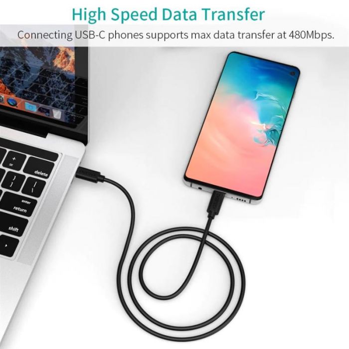 Кабель Choetech USB Type C - USB Type C, 0.5м (CC0001)