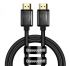 Кабель Baseus High Definition (Zinc alloy) HDMI - HDMI V 2.1, (M/M), 3 м, Black (WKGQ000201)