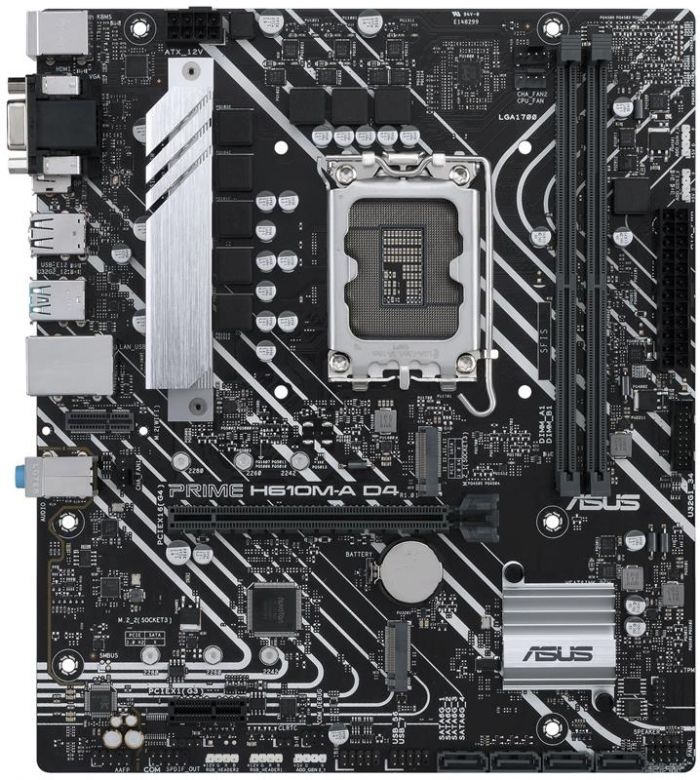 Материнська плата Asus Prime H610M-A D4-CSM Socket 1700