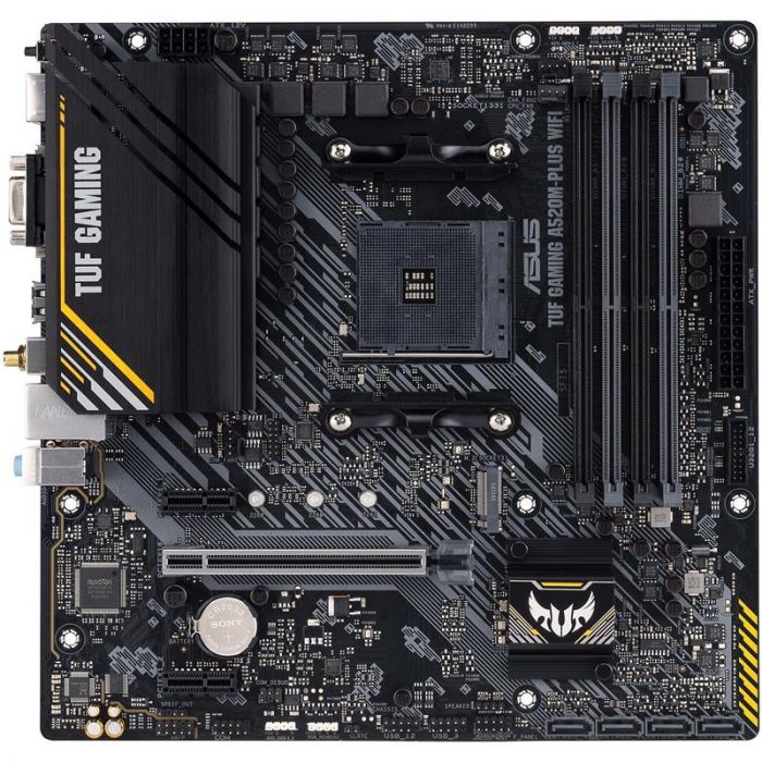 Материнська плата Asus TUF Gaming A520M-Plus WIFI Socket AM4